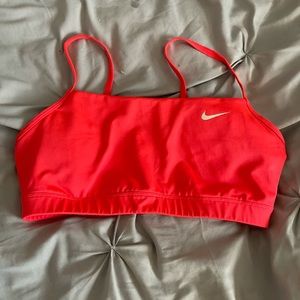 Pink Nike bra